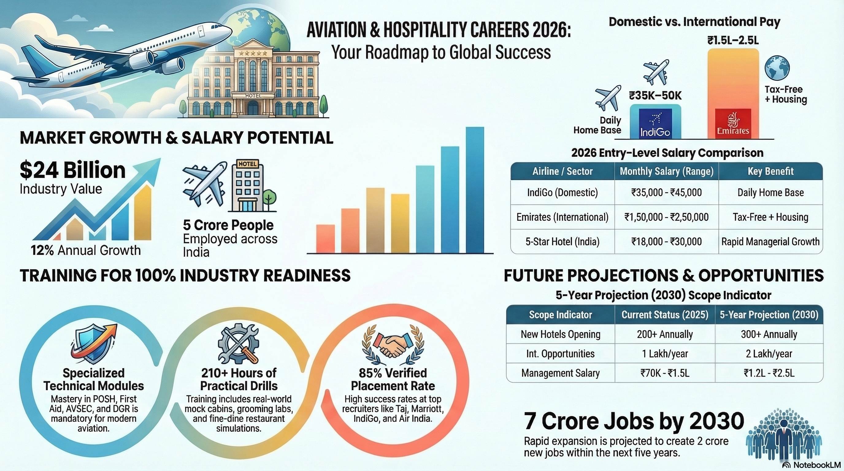 Hospitality Management Scope in India 2026: Jobs, Salary & Growth Prospects - Wings Institute Hotel Mgmt guide